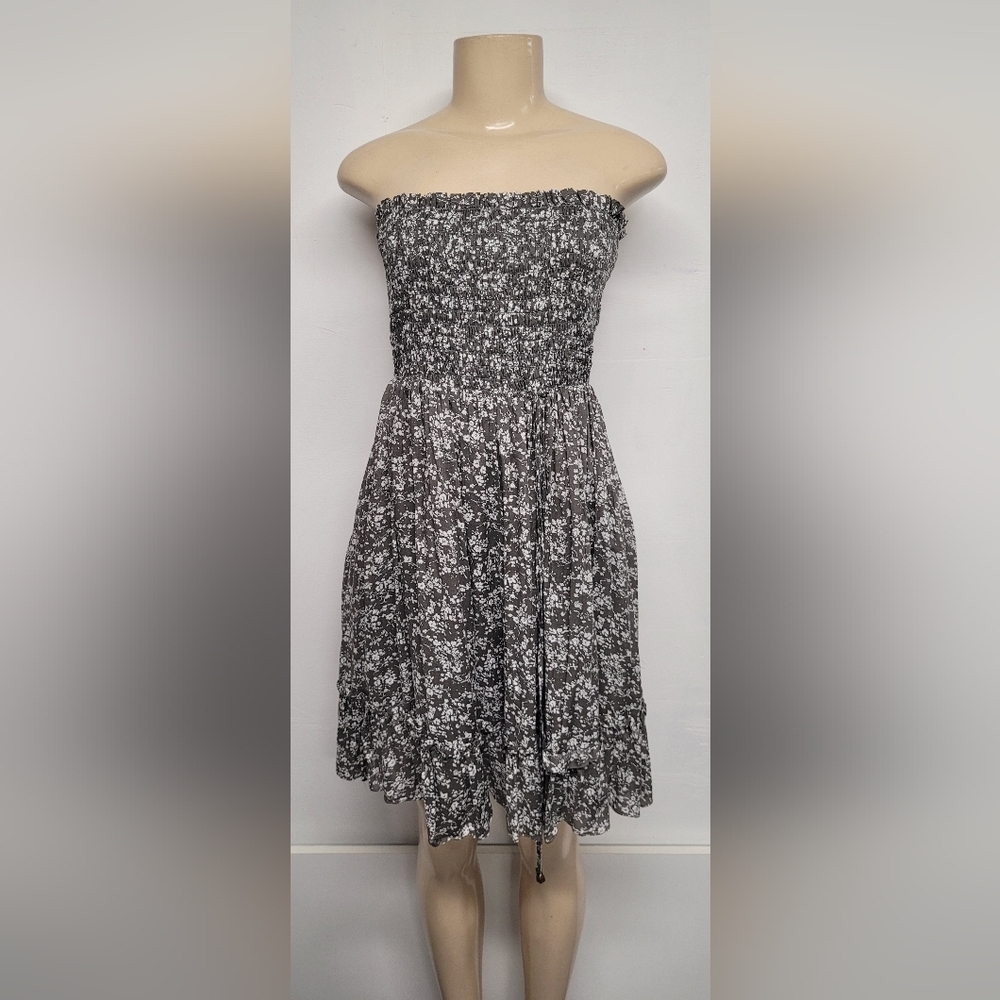 ILook Smocked Halter Dress Strapless S Lined